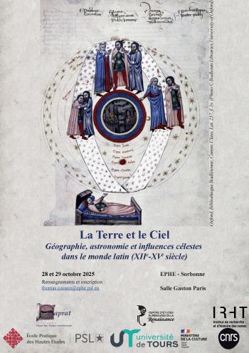 Affiche colloque La Terre et le Ciel