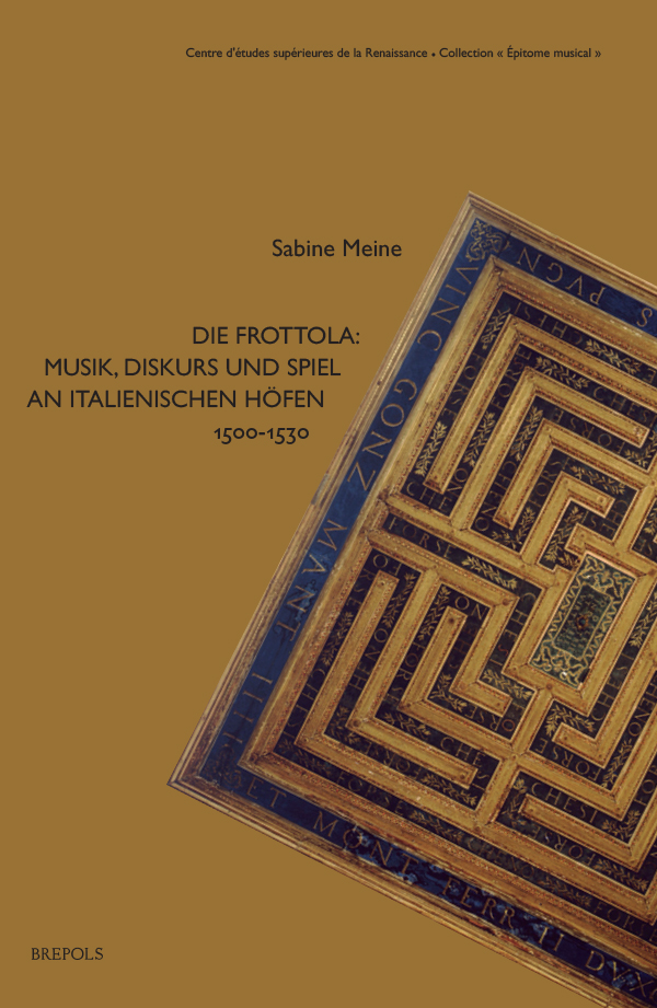 Centre d'études supérieures de la Renaissance Die Frottola Musik